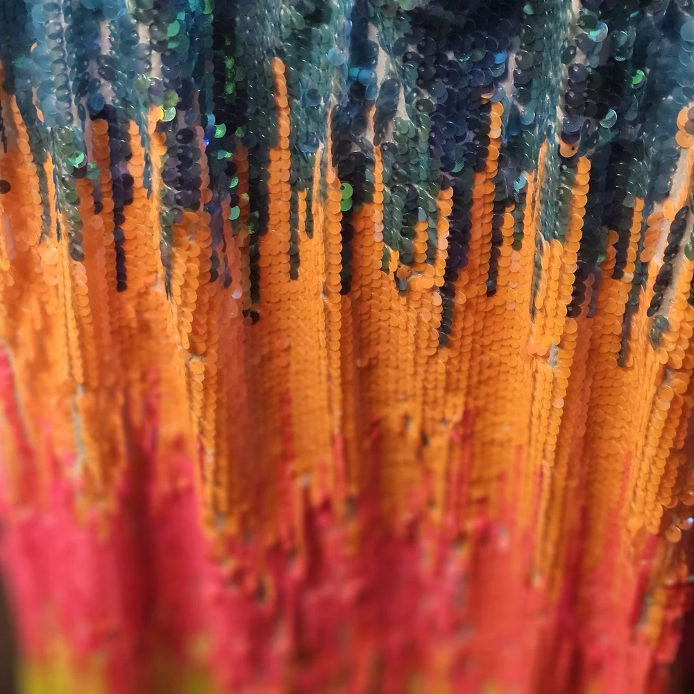 Colorful Sequin Mini Dress - Picture 6 of 6